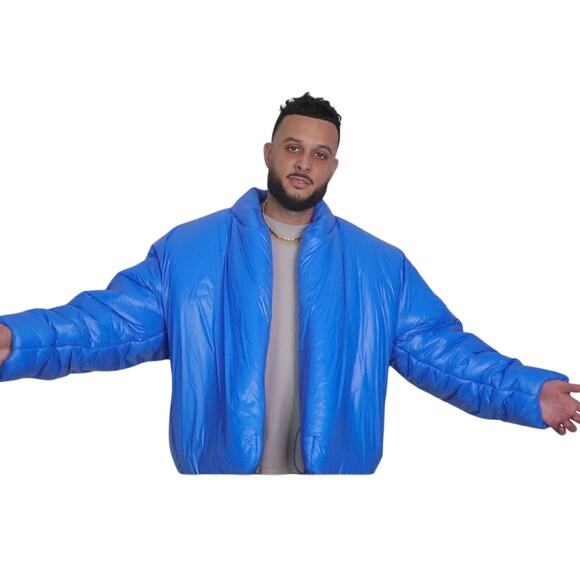Yeezy Gap Round Jacket Blue, Size L or XL, New w/ Tag, Factory Sealed MSRP $200 - Picture 1 of 16